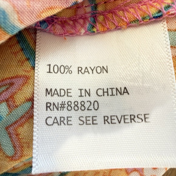 NWT Rachel Zoe Boho Flutter Sleeve Floral Print Top Women's SZ Large NEW Cottage - Picture 6 of 11